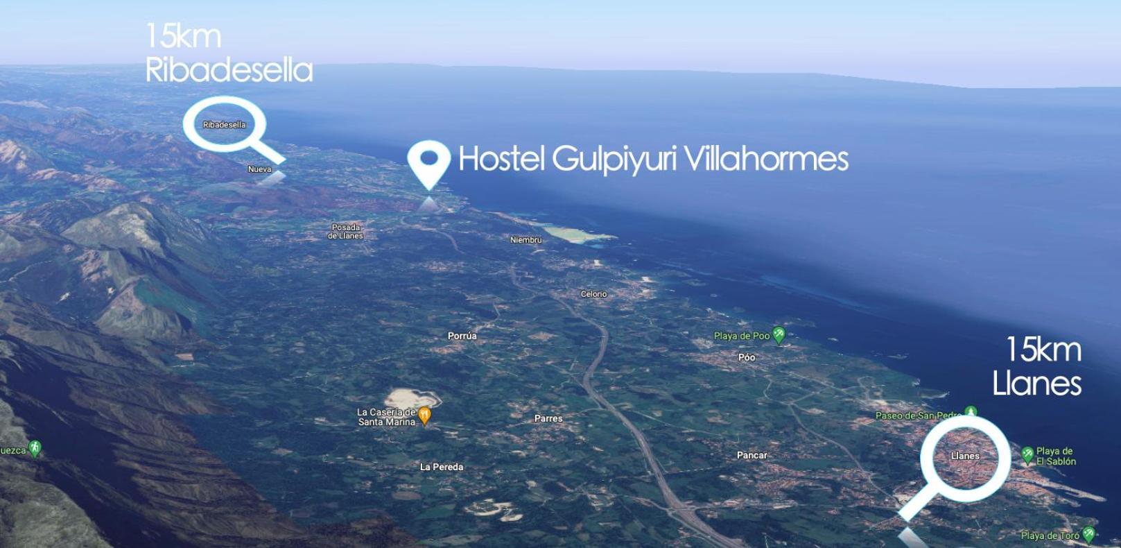 Hostel Gulpiyuri Llanes Villahormes Extérieur photo